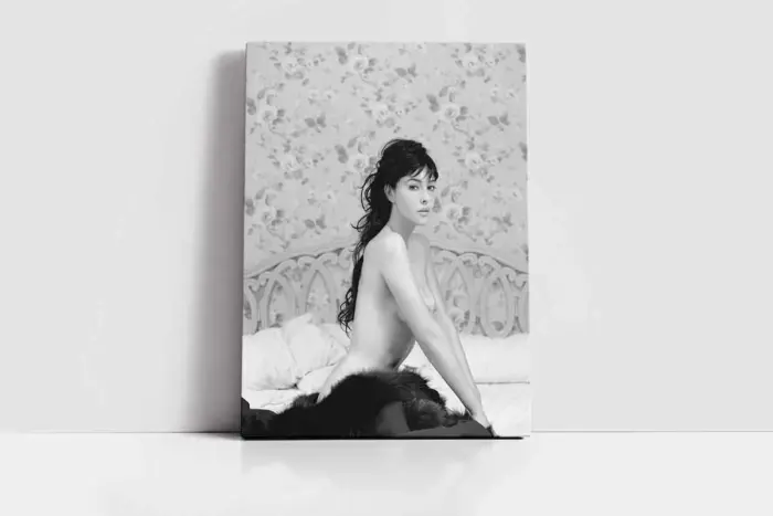 Monica Belucci | Kanvas Tablo | Cam Tablo | Mdf Tablo | A31268 - Görsel 2