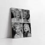 Beyaz Gecelikle Marilyn Monroe | Kanvas Tablo | Cam Tablo | Mdf Tablo | A31273