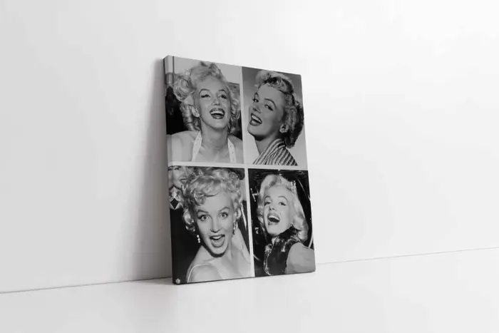 Beyaz Gecelikle Marilyn Monroe | Kanvas Tablo | Cam Tablo | Mdf Tablo | A31273 - Görsel 1