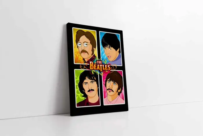 The Beatles Grubu Üyeleri | Kanvas Tablo | Cam Tablo | Mdf Tablo | A31277 - Görsel 1