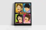 The Beatles Grubu Üyeleri | Kanvas Tablo | Cam Tablo | Mdf Tablo | A31277 - Görsel 2