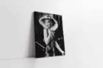 Marilyn Monroe Siyah Beyaz | Kanvas Tablo | Cam Tablo | Mdf Tablo | A31279