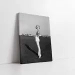 Marilyn Monroe Beyaz Şortuyla Çekilmiş | Kanvas Tablo | Cam Tablo | Mdf Tablo | A31283