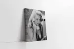 Marilyn Monroe Telefonla Konuşurken | Kanvas Tablo | Cam Tablo | Mdf Tablo | A31288