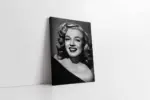 Marilyn Monroe Siyah Ruj | Kanvas Tablo | Cam Tablo | Mdf Tablo | A31297