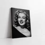 Marilyn Monroe Siyah Ruj | Kanvas Tablo | Cam Tablo | Mdf Tablo | A31297