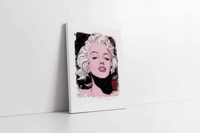 Soyut Marilyn Monroe | Kanvas Tablo | Cam Tablo | Mdf Tablo | A31302 - Görsel 1