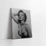 Marilyn Monroe Siyah Beyaz | Kanvas Tablo | Cam Tablo | Mdf Tablo | A31303