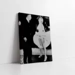 Marilyn Monroe Beyaz Kıyafetiyle | Kanvas Tablo | Cam Tablo | Mdf Tablo | A31305