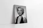 Marilyn Monroe Siyah Beyaz | Kanvas Tablo | Cam Tablo | Mdf Tablo | A31308