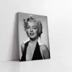 Marilyn Monroe Siyah Beyaz | Kanvas Tablo | Cam Tablo | Mdf Tablo | A31308