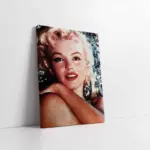 Marilyn Monroe Kırmızı Rujuyla | Kanvas Tablo | Cam Tablo | Mdf Tablo | A31309