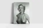 Marilyn Monroe Siyah Beyaz | Kanvas Tablo | Cam Tablo | Mdf Tablo | A31310 - Görsel 2