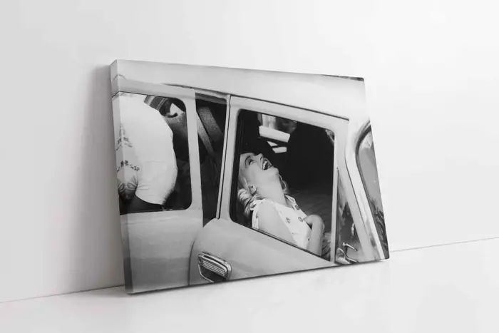 Marilyn Monroe Muazzam Gülüşü Siyah Beyaz | Kanvas Tablo | Cam Tablo | Mdf Tablo | A31317 - Görsel 1