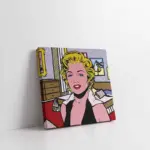 Marilyn Monroe Soyut Resim | Kanvas Tablo | Cam Tablo | Mdf Tablo | A31320