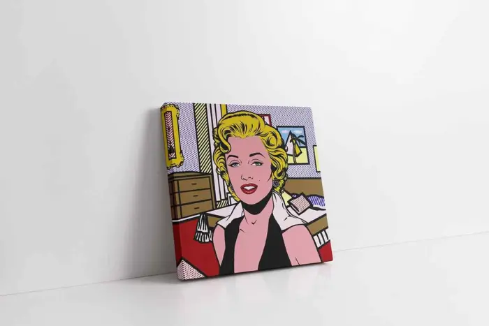 Marilyn Monroe Soyut Resim | Kanvas Tablo | Cam Tablo | Mdf Tablo | A31320 - Görsel 1