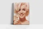 Marilyn Monroe Sarı Saçlarıyla | Kanvas Tablo | Cam Tablo | Mdf Tablo | A31321 - Görsel 2