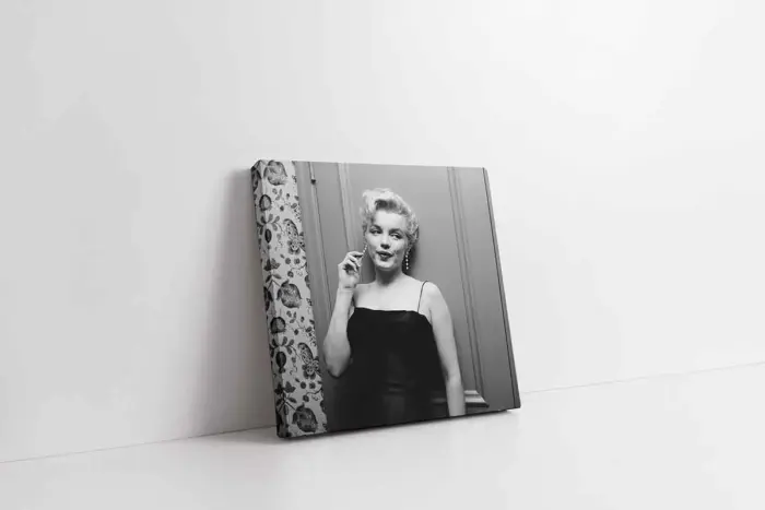 Marilyn Monroe Siyah Beyaz | Kanvas Tablo | Cam Tablo | Mdf Tablo | A31322 - Görsel 1