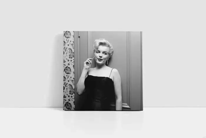 Marilyn Monroe Siyah Beyaz | Kanvas Tablo | Cam Tablo | Mdf Tablo | A31322 - Görsel 2