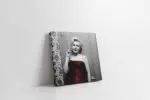 Marilyn Monroe Kırmızı Kıyafetiyle | Kanvas Tablo | Cam Tablo | Mdf Tablo | A31323