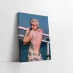 Marilyn Monroe Sırt Dekolteli | Kanvas Tablo | Cam Tablo | Mdf Tablo | A31328