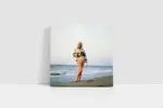 Marilyn Monroe Sahil Kenarındayken | Kanvas Tablo | Cam Tablo | Mdf Tablo | A31330 - Görsel 2