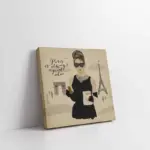 Frühstück Bei Tiffany | Kanvas Tablo | Cam Tablo | Mdf Tablo | A31347