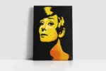 Audrey Hepburn | Kanvas Tablo | Cam Tablo | Mdf Tablo | A31355 - Görsel 2