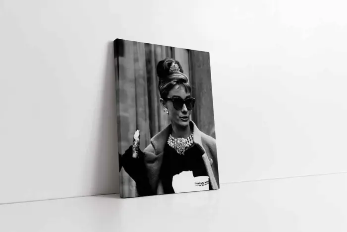 Audrey Hepburn | Kanvas Tablo | Cam Tablo | Mdf Tablo | A31360 - Görsel 1