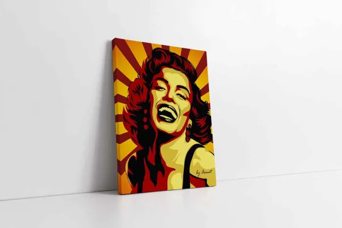 Marilyn Monroe | Kanvas Tablo | Cam Tablo | Mdf Tablo | A31370 - Görsel 1