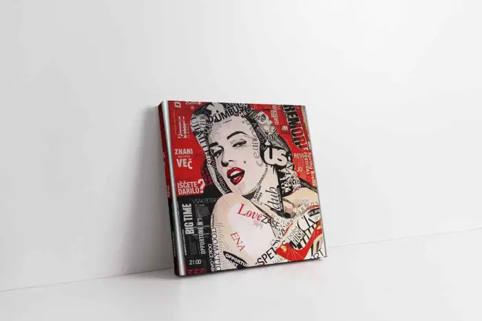 Marilyn Monroe | Kanvas Tablo | Cam Tablo | Mdf Tablo | A31400 - Görsel 1