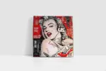 Marilyn Monroe | Kanvas Tablo | Cam Tablo | Mdf Tablo | A31400 - Görsel 2
