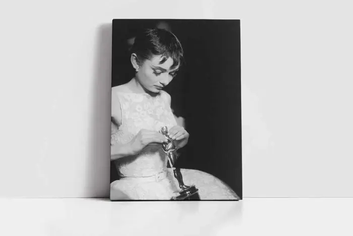 Audrey Hepburn | Kanvas Tablo | Cam Tablo | Mdf Tablo | A31401 - Görsel 2