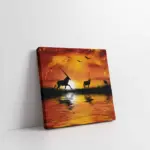 Geyikler Safari | Kanvas Tablo | Cam Tablo | Mdf Tablo | A32015