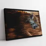 Nöbetçi Kaplan Jean Leon Gerome Kaplan | Kanvas Tablo | Cam Tablo | Mdf Tablo | A32020