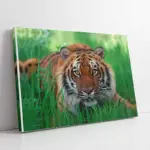 Nöbetçi Kaplan Jean Leon Gerome Kaplan | Kanvas Tablo | Cam Tablo | Mdf Tablo | A32021