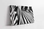 Yakın Çekim Zebra | Kanvas Tablo | Cam Tablo | Mdf Tablo | A32028