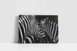 Yakın Çekim Zebra | Kanvas Tablo | Cam Tablo | Mdf Tablo | A32029 - Görsel 2