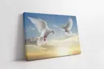 Beyaz Güvercinler | Kanvas Tablo | Cam Tablo | Mdf Tablo | A32038