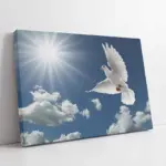 Beyaz Güvercinler | Kanvas Tablo | Cam Tablo | Mdf Tablo | A32039