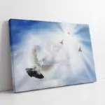 Beyaz Güvercinler | Kanvas Tablo | Cam Tablo | Mdf Tablo | A32042