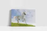Koşan Beyaz At | Kanvas Tablo | Cam Tablo | Mdf Tablo | A32056 - Görsel 2