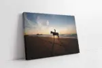 Sahilde Atla Gezinti | Kanvas Tablo | Cam Tablo | Mdf Tablo | A32087