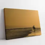 Sahilde Atla Gezinti | Kanvas Tablo | Cam Tablo | Mdf Tablo | A32090