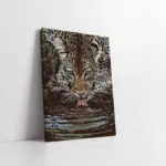 Nöbetçi Kaplan Jean Leon Gerome Kaplan | Kanvas Tablo | Cam Tablo | Mdf Tablo | A32164