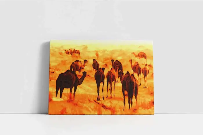 Deve | Kanvas Tablo | Cam Tablo | Mdf Tablo | A32266 - Görsel 2