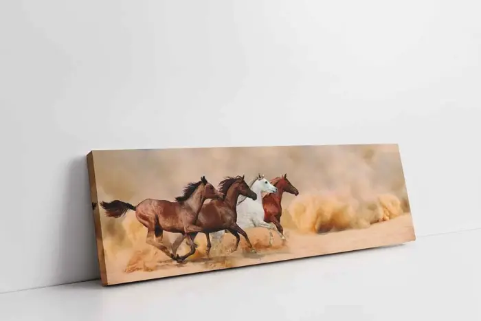 Koşan Atlar | Kanvas Tablo | Cam Tablo | Mdf Tablo | A32273 - Görsel 1