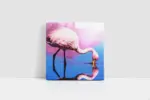 Flamingo | Kanvas Tablo | Cam Tablo | Mdf Tablo | A32276 - Görsel 2