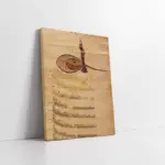 Osmanlı Padişah Fermanı | Kanvas Tablo | Cam Tablo | Mdf Tablo | A33027