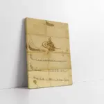 Osmanlı Padişah Fermanı | Kanvas Tablo | Cam Tablo | Mdf Tablo | A33028